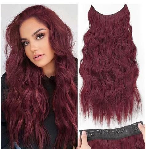 Copper Red Natural Fiber Wig Copper Red Natural Fiber Wig