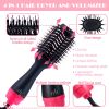 Hair Dryer Brush,Hair Volumizer for Drying & Straightening & Curling,Brush Blow Dryer Styler for Rotating Straightening, Curling, Salon Negative Ion C