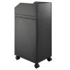 Salon Trolley Storage Cart Beauty Hair Dryer Holder Stylist Equipment Black