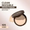 COVERGIRL Clean Invisible Pressed Powder, 105 Ivory, 0.38 oz