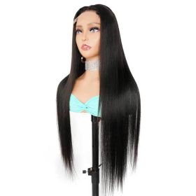 Pre Plucked Long 16 24 30 Inches 4*4 Frontal 4x4 HD Lace Front Virgin Brazilian Human Hair Bodywave Body Wave Closure Wig (Streteched Length: 18 Inches (453mm) (+$42.00))