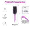 Curl Defining Brush,Boar Bristle Hair Brush Styling Brush for detangling,combing and shaping men and women,curls to reduce pulling and curl separation