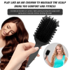 Curl Defining Brush,Boar Bristle Hair Brush Styling Brush for detangling,combing and shaping men and women,curls to reduce pulling and curl separation