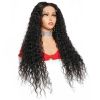 HD Human Hair waterwave 10 14 16 20 30 Inch Waterwave Curly Half Transparent Glueless 4*4 Frontal 4x4 Lace Front Closure Wig