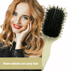 Curl Defining Brush,Boar Bristle Hair Brush Styling Brush for detangling,combing and shaping men and women,curls to reduce pulling and curl separation